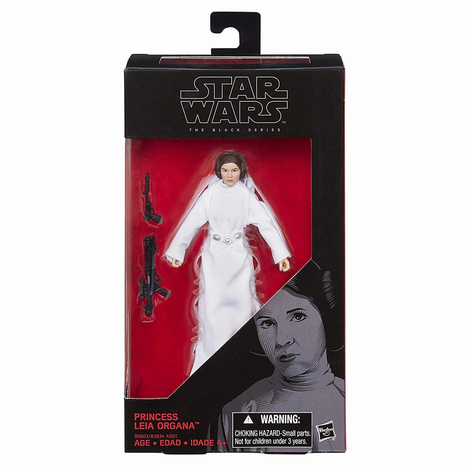 Hasbro Star Wars Black Series Force Awakens #30 Princess Leia Organa 6 Inch Action Figure Winter Decoration Action Statue