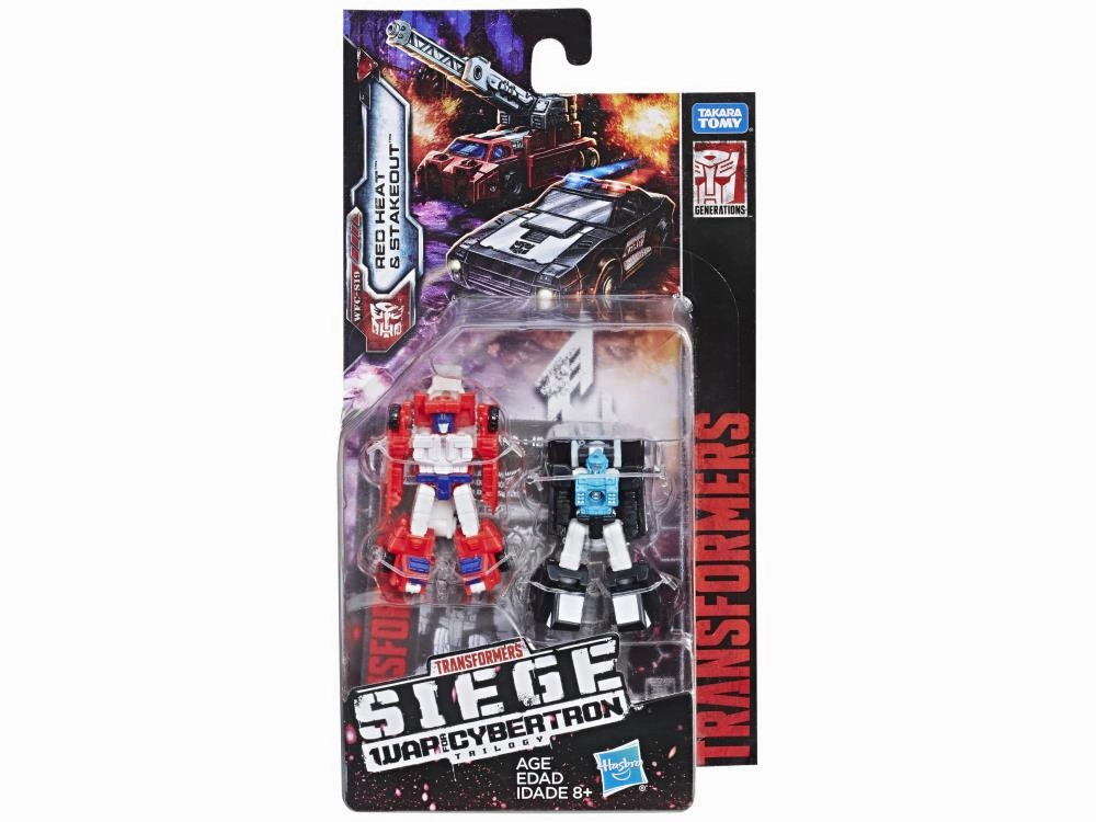 Transformers Generations War For Cybertron: Siege Micromasters Red Heat & Stakeout Figure WFC-S19 Hobby Group Bluetooth enabled