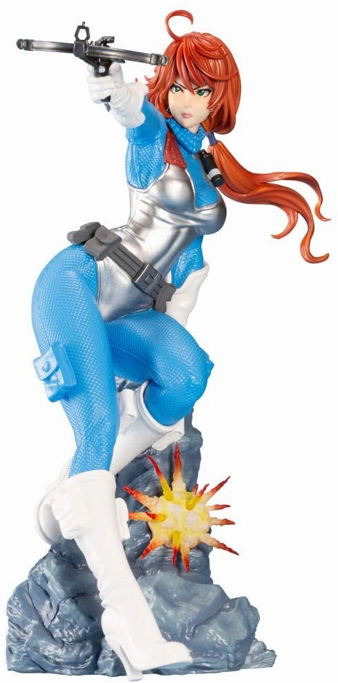 Kotobukiya Bishoujo G.I. Joe Scarlett Sky Blue Color Ver. Statue Figure SV279 Adult Collection