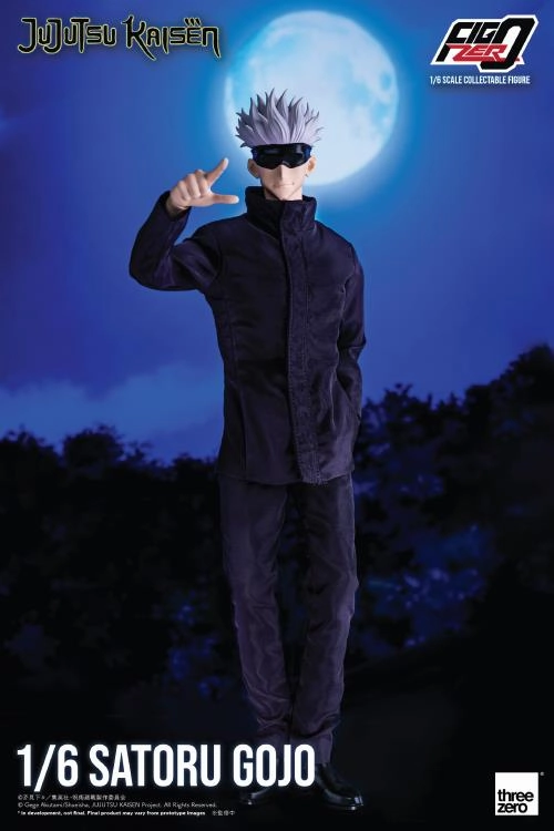 ThreeZero FigZero 1/6 Jujutsu Kaisen Satoru Gojo Scale Action Figure Kitchen Decor