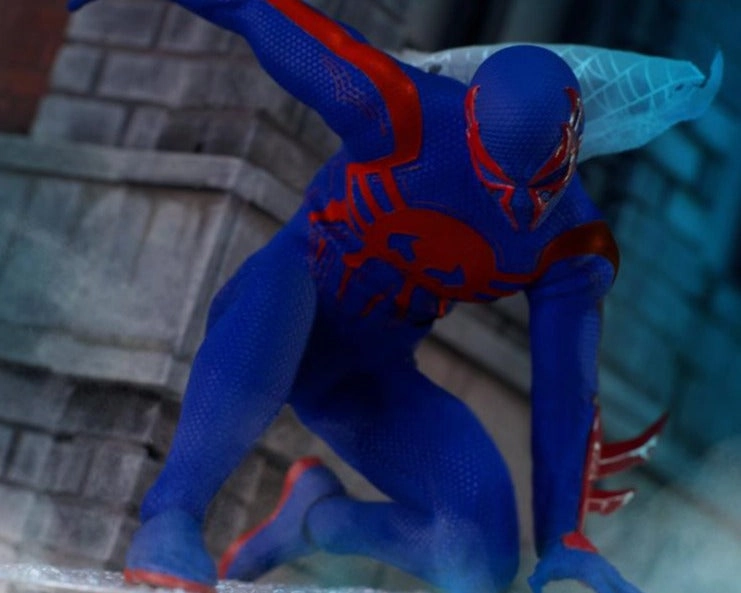Mezco Toyz ONE:12 Collective: Spider-Man 2099 Exclusive Action Figure Ancient Sculpture Detailed Figure