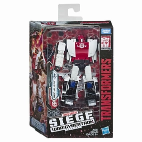 Transformers Generations War For Cybertron: Siege Deluxe Red Alert Action Figure WFC-S35 Robot Figure Dog Sculpture