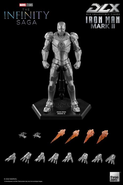 ThreeZero 1/12 Avengers: Infinity Saga Iron Man Mark II 2 DLX Scale Figure Collectible Hero Blog Feature