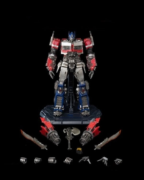 Hallway Display Viral Sensation ThreeZero Transformers: Rise of the Beasts Optimus Prime DLX Action Figure