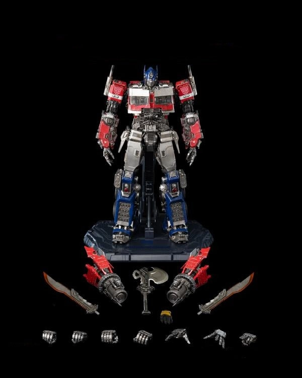Hallway Display Viral Sensation ThreeZero Transformers: Rise of the Beasts Optimus Prime DLX Action Figure