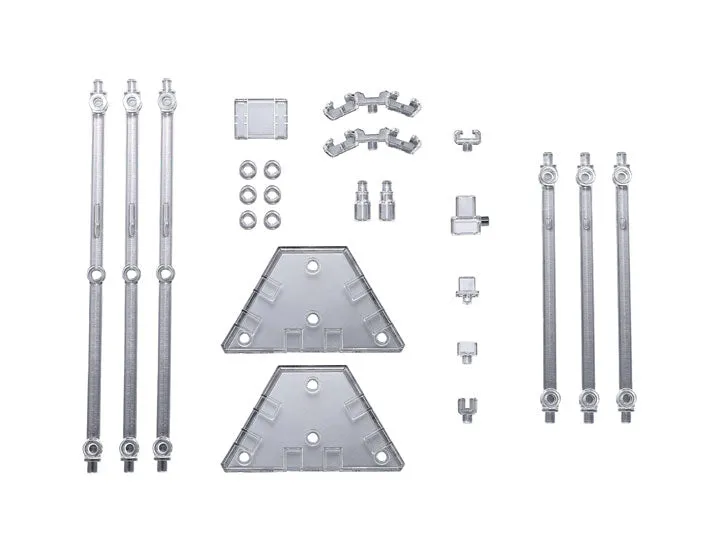 Gundam 1/144 WFM The Witch From Mercury Weapon Display Base Stand Model Kit Mid Century
