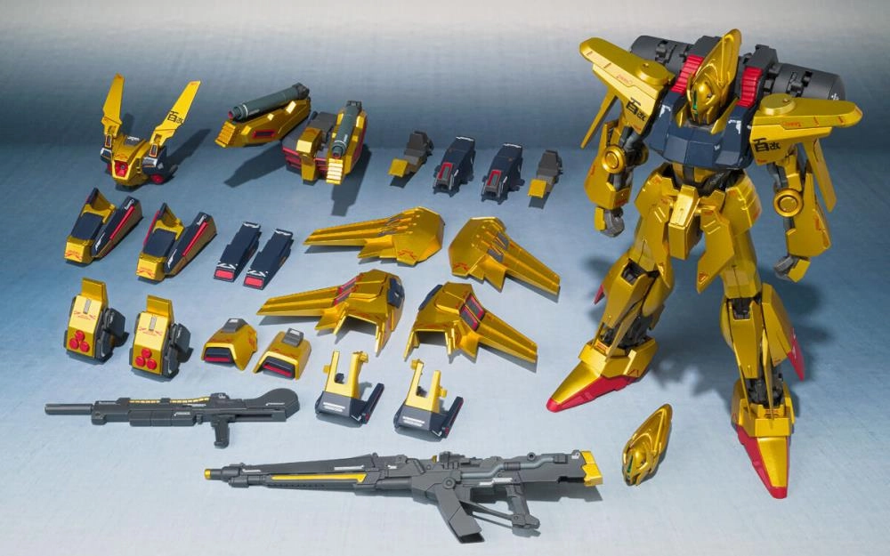 Anime Article Gaming Display Bandai Metal Robot Spirits Full Armor Hyakushiki-Kai and Hyakushiki-Kai Action Figure