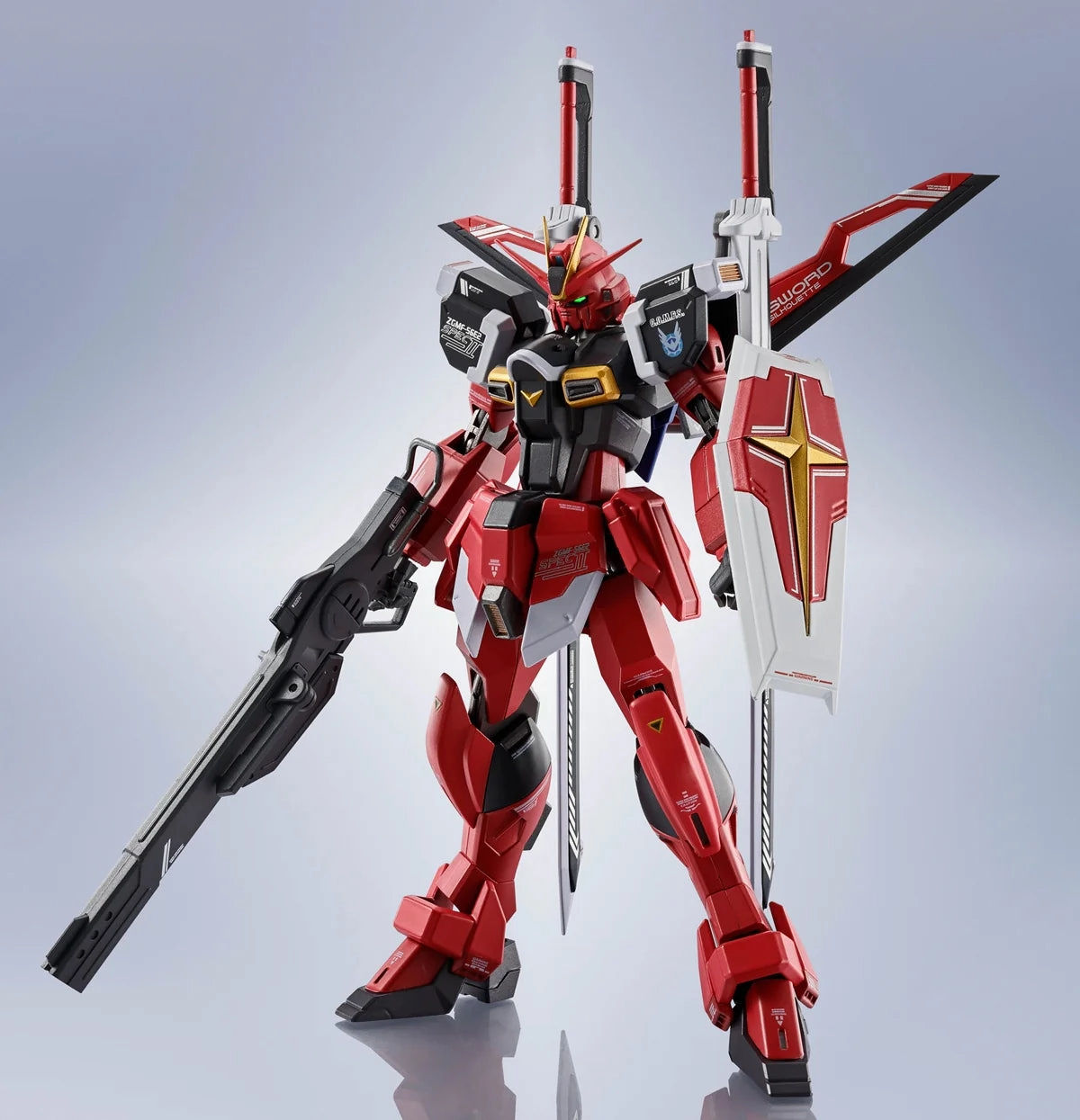 Bandai Metal Robot Spirits Gundam Seed Freedom Sword Impulse Gundam Spec II Action Figure PVC Collection Educational Toy