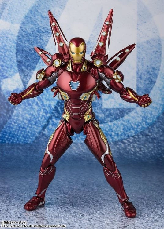 Preschool Fun Sewing kit Bandai S.H. Figuarts Avengers: Endgame Iron Man Mark L MK50 With Nano Weapon Set #2 Action Figure