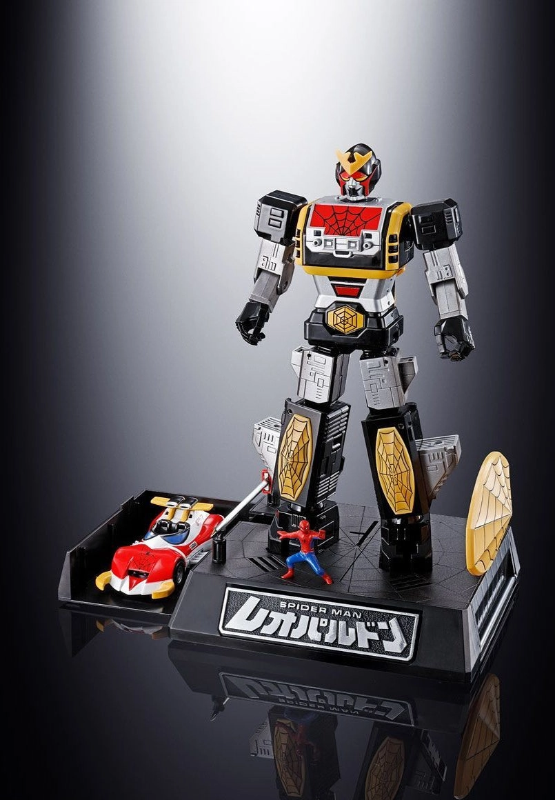 Bandai Soul of Chogokin GX-33R Leopardon and Marveler Summon Set Spider-man Action Figure Fan Vote