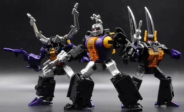 TV Series Badcube OTS-05 06 07 Evil Bug Corps (Hypno, Kickbutt, Claymore) Colector's Edition Set Figure