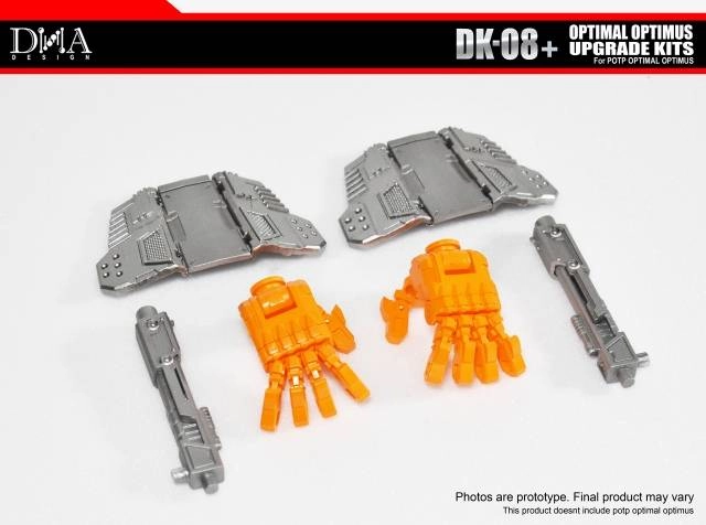 Painting Kit Painted Model DNA Design DK-08  Upgrade Kit for POTP Optimal Optimus Add On Kit