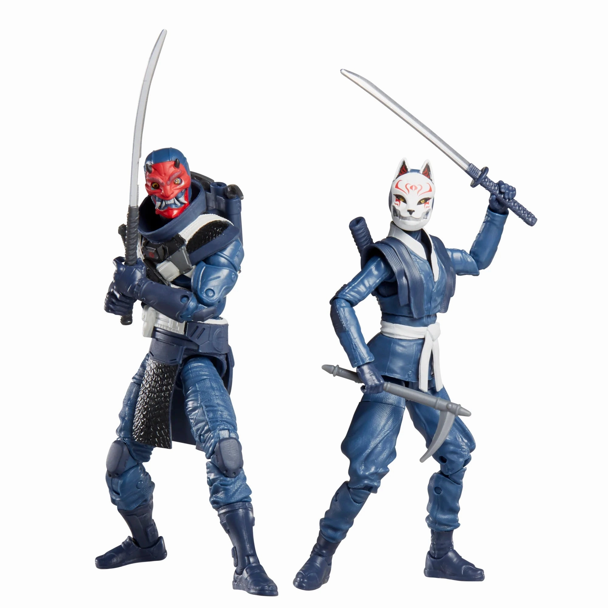 Hasbro G.I. Joe Classified Series #51 Blue Ninjas 2 Pack Action Figure Multiple Accessories Pop Art