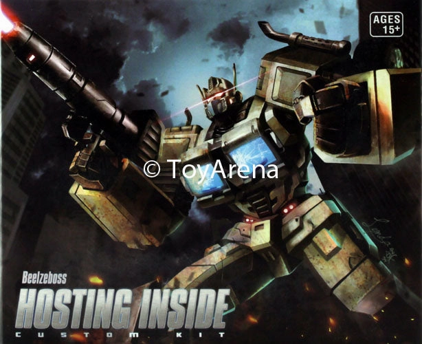 UFO Toy Beelzeboss BLZ-08H Hosting Inside Custom Kit for CW Battle Core Optimus Prime