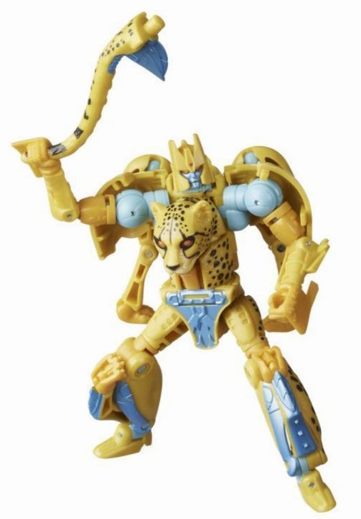 Transformers Generations War For Cybertron: Kingdom Deluxe Cheetor Action Figure WFC-K4 Military Figure