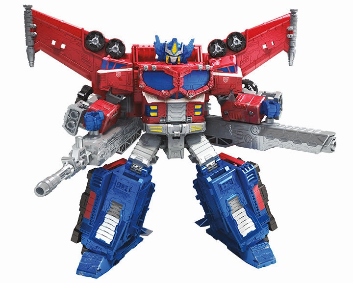 Transformers Generations War For Cybertron: Siege Leader Galaxy Upgrade Optimus Prime Action Figure WFC-S40 Memory Keepsake Loyal Friend