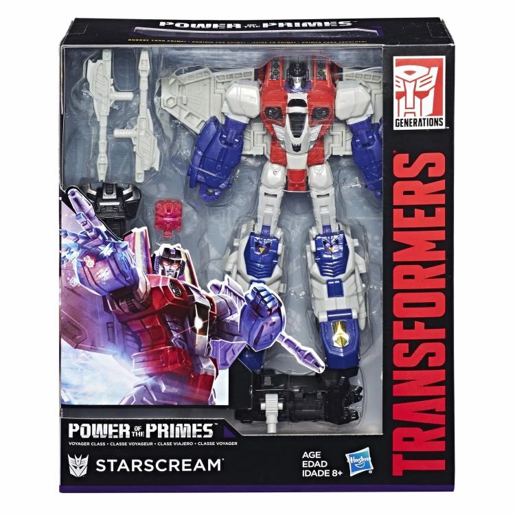 Transformers Generations Power of the Primes Voyager Class Starscream Figure Hero Statue Childhood Memory