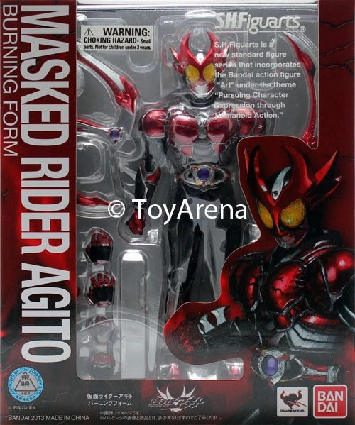 Non toxic S.H. Figuarts Masked Kamen Rider Agito Burning Form Masked Rider Agito Action Figure