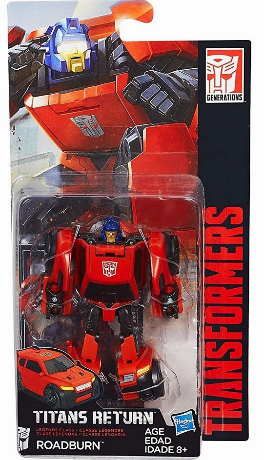Action figure Realistic Art Transformers Generations Titans Return Legend Class Roadburn Figure