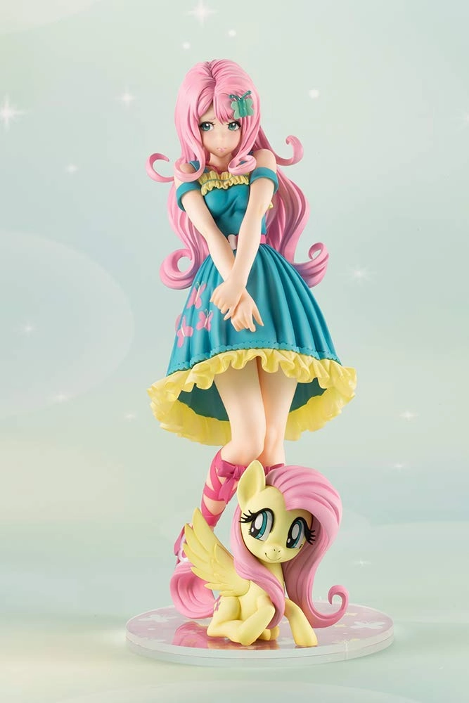 Kotobukiya Bishoujo My Little Pony Fluttershy Statue Figure Vinyl Sculpture Miniature Decor