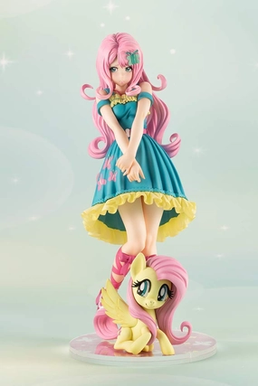 Kotobukiya Bishoujo My Little Pony Fluttershy Statue Figure Vinyl Sculpture Miniature Decor
