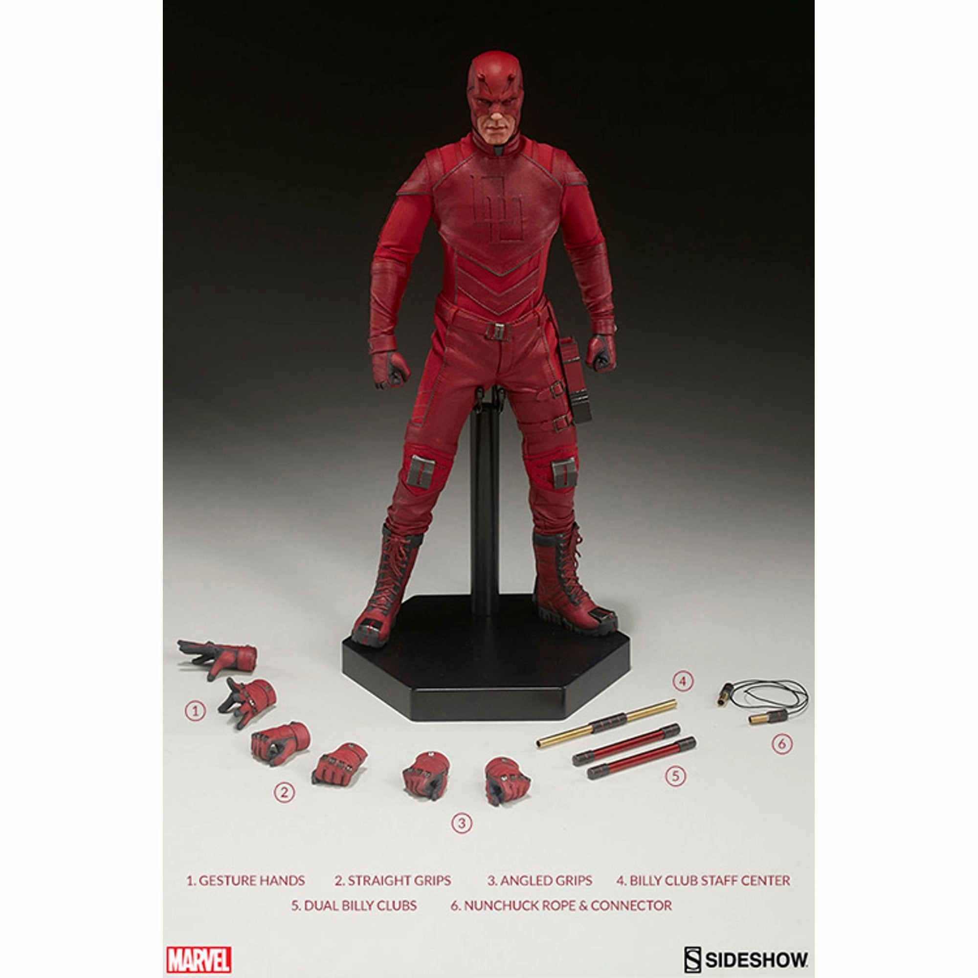 Sideshow Collectibles 1/6 Marvel Comics Daredevil Sixth Scale Figure Pixar Favorite