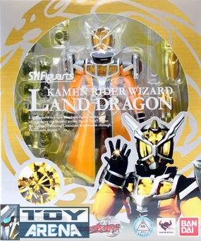 S.H. Figuarts Masked Kamen Rider Wizard Land Dragon Bandai Exclusive Action Figure Blockbuster Movie Miniature Article