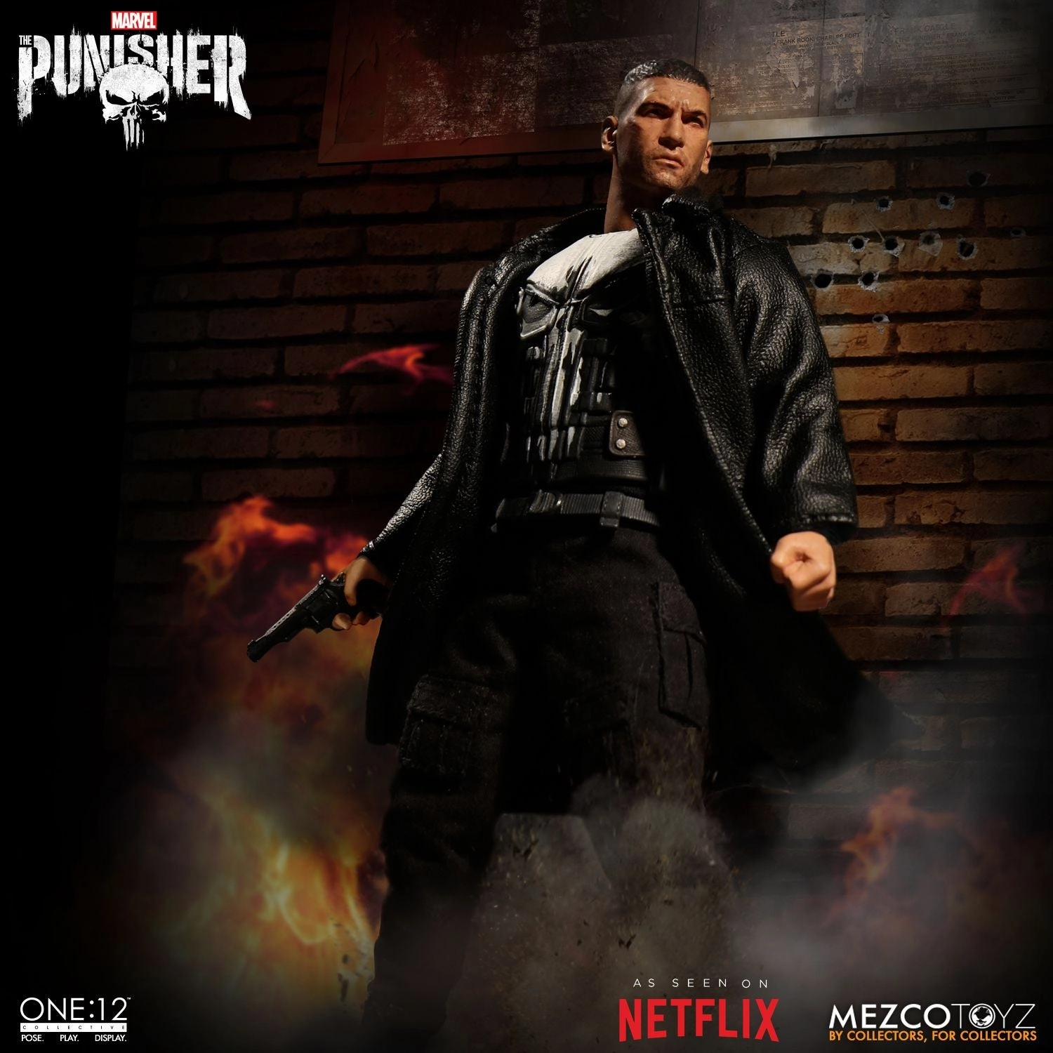 Wild Animal Mezco Toyz ONE:12 Collective: Marvel's Netflix Punisher Action Figure