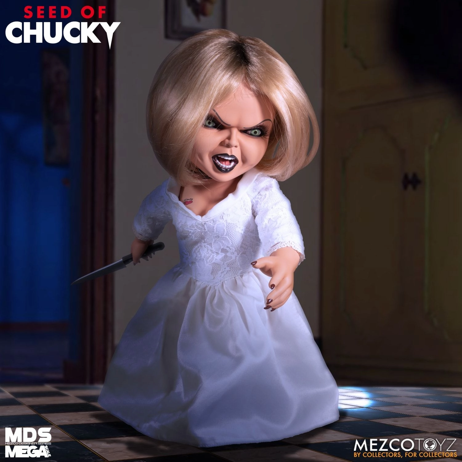 Detailed Figure Mezco Toyz Seed of Chucky Tiffany Action Figure
