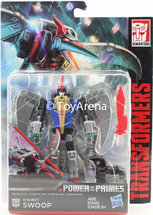 Transformers Generations Power of the Primes Deluxe Class Swoop Figure Premium Collectible Vintage Statue