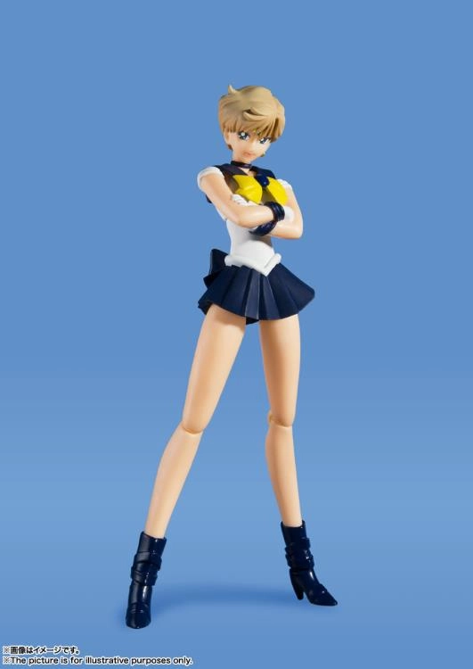 S.H. Figuarts Sailor Uranus Animation Color Edition Sailor Moon Action Figure Exam Ace