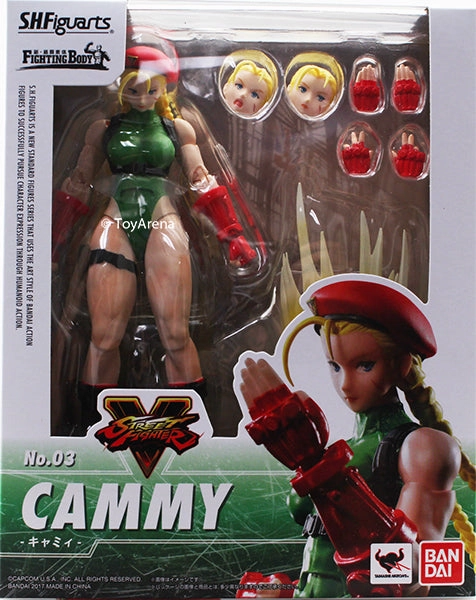 S.H. Figuarts Street Fighter V (5) Cammy Action Figure Balance training Security Ensure