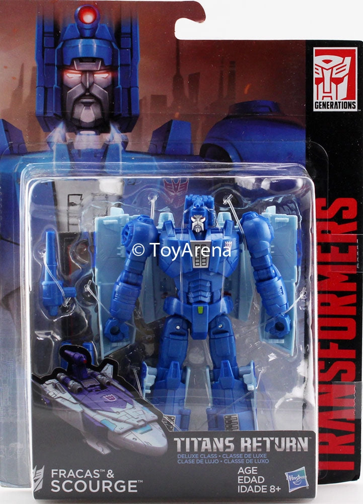 Medieval Knight Transformers Generations Titans Return Deluxe Class Fracas and Scourge Figure