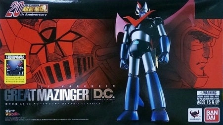 Robot Model Robot Decor Bandai Soul of Chogokin GX-73 Great Mazinger D.C. (Dynamic Classic) Action Figure