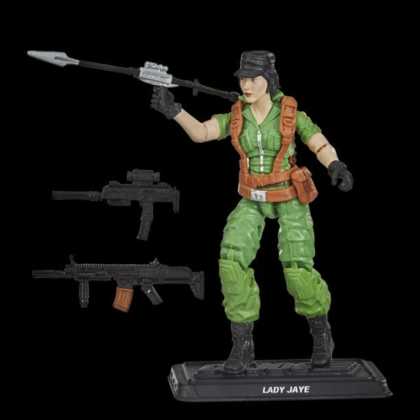 Hasbro Retro G.I. Joe Lady Jaye Walmart Exclusive Action Figure Kids Room Hero Model