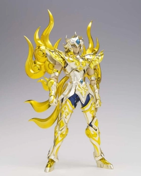 Saint Seiya Myth Cloth EX God Cloth Leo Aiolia Action Figure Architectural Model