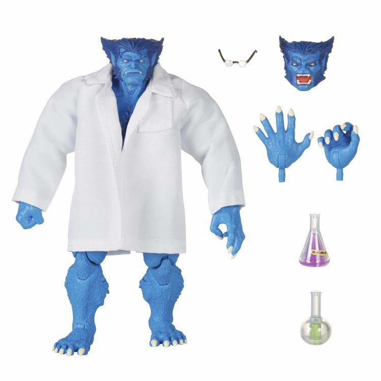 Marvel Legends Retro Series The Uncanny X-Men Beast (Blue Lab Coat) Action Figure investment piece Convention Exclusive