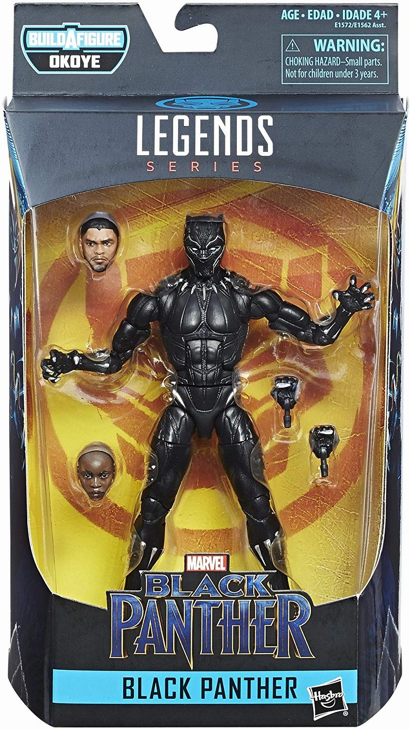 Marvel Legends Black Panther Series Black Panther Okoye BAF Wave Action Figure Retail Package