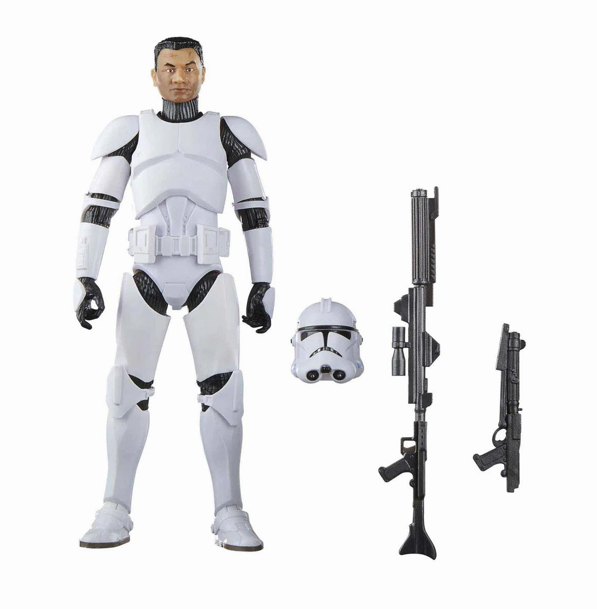 Top Rated Enthusiast Grade Hasbro Star Wars Black Series The Clone Wars #14 Phase II Clone Trooper 6 Inch Action Figure