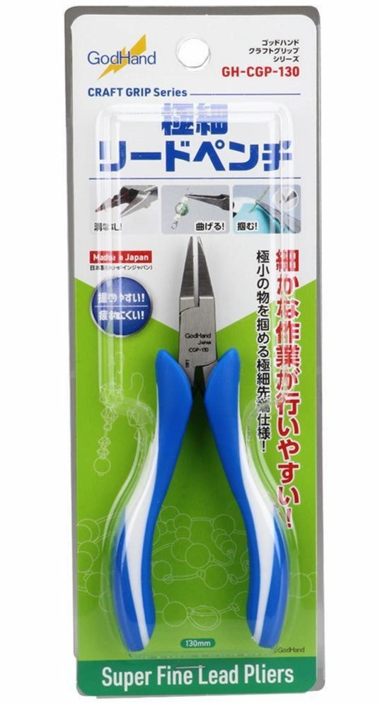 Respect Earn God Hand Godhand GH-CGP-130 Craft Grip Series Super Fine Tip Lead Pliers For Plastic Model Kit