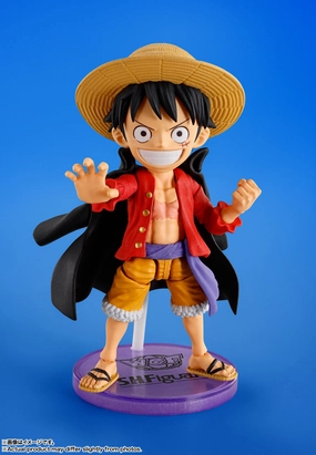 S.H. Figuarts X World Collectible Figure One Piece Monkey D. Luffy Action Figure gift ideas Oceanography Set