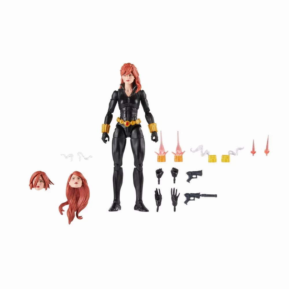 Marvel Legends 60th Anniversary Avengers Beyond Earth's Mightiest Black Widow Action Figure Vinyl Replica Articulated Hero