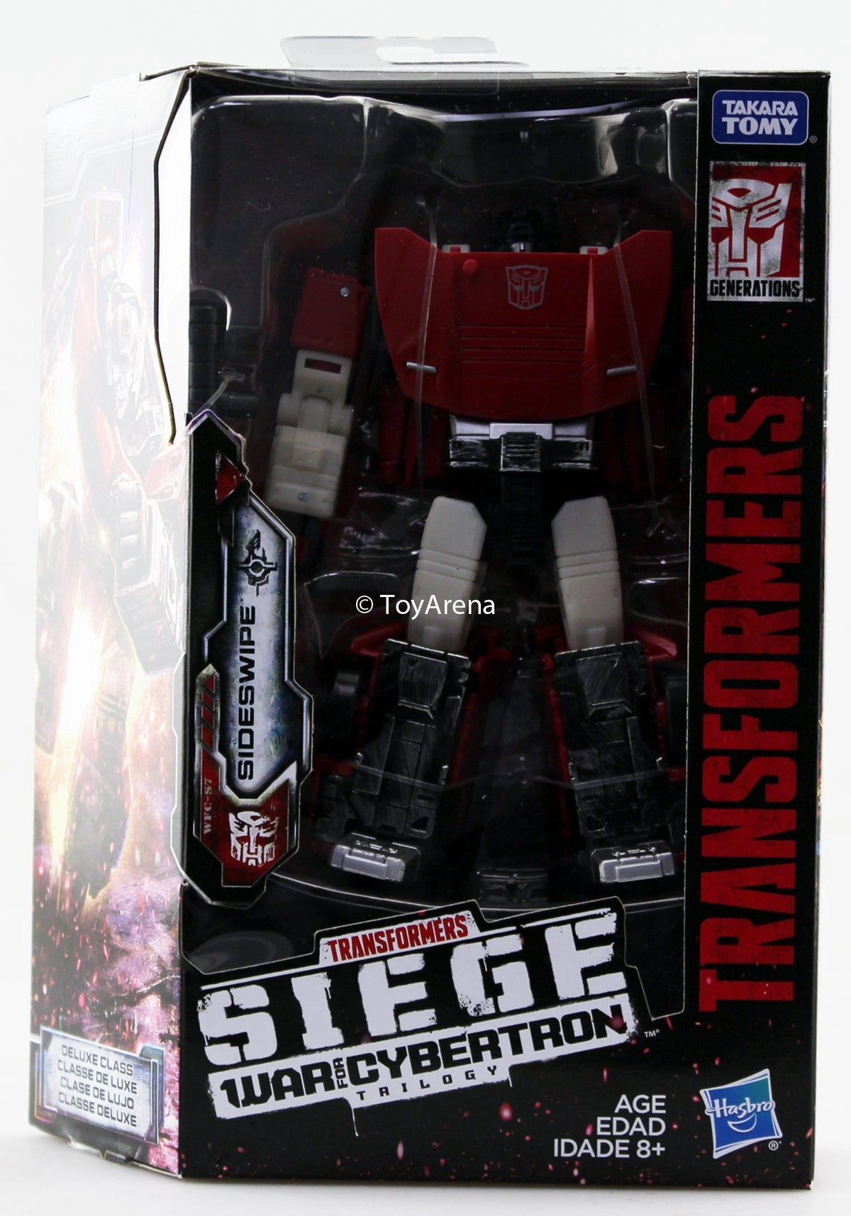 Transformers Generations War For Cybertron: Siege Deluxe Sideswipe Action Figure WFC-S7 PVC Replica