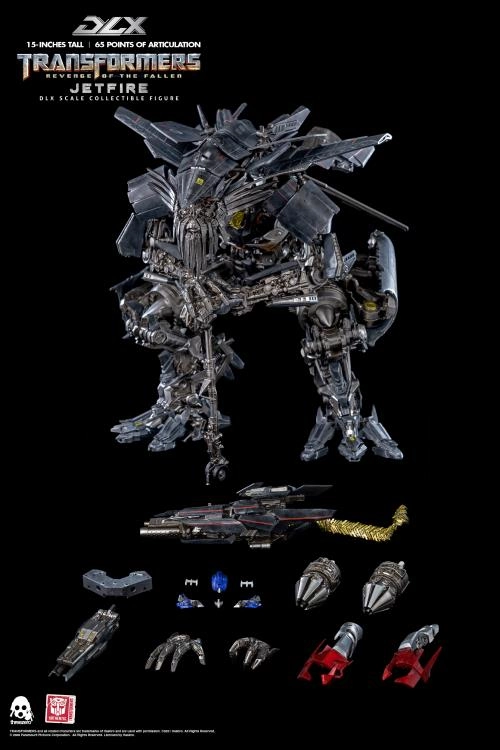 National Treasure ThreeZero Transformers Revenge of the Fallen Jetfire DLX Action Figure