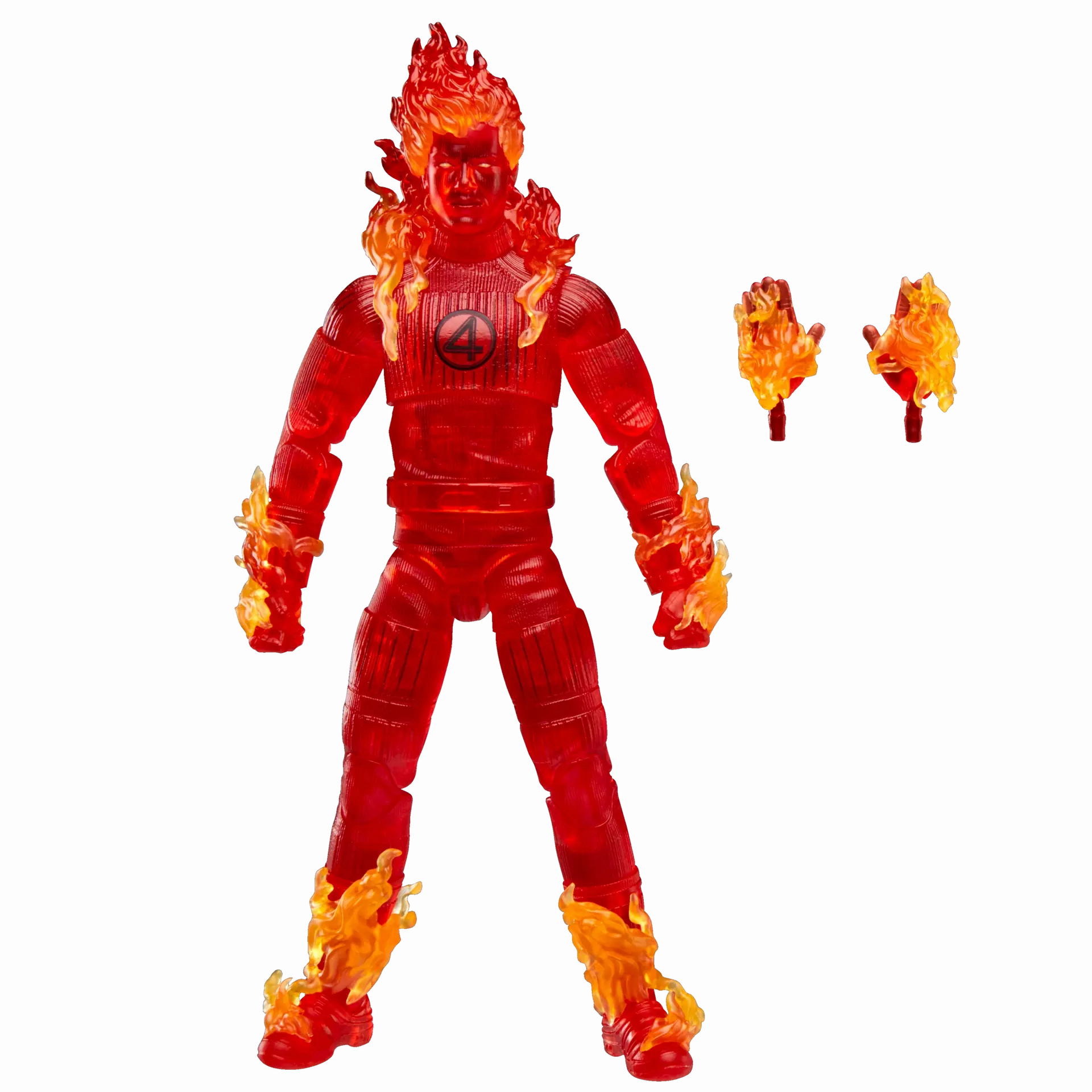 Multi Pack Anime Merch Marvel Legends The Fantastic Four: First Steps Human Torch Action Figure