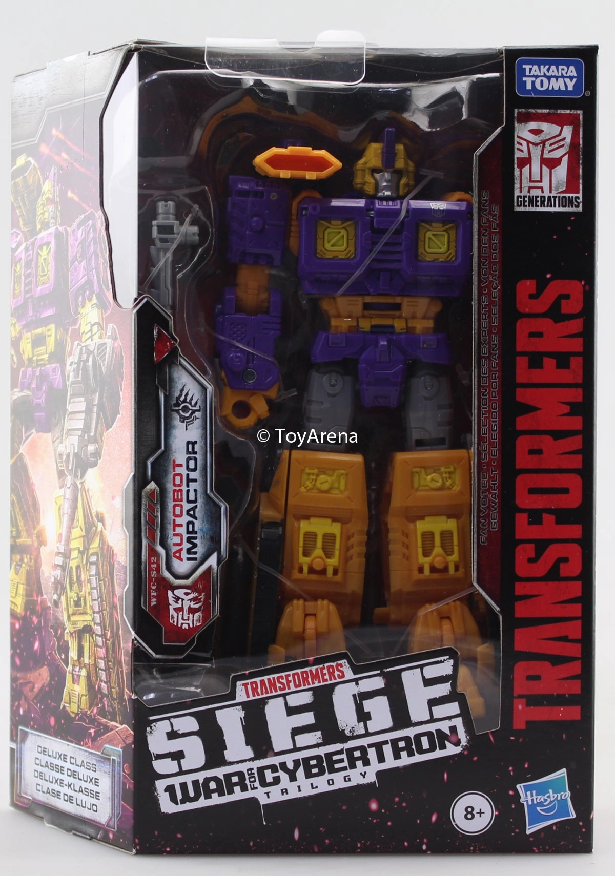 Transformers Generations War For Cybertron: Siege Deluxe Impactor Action Figure WFC-S42 Anime Merch Adventure Character