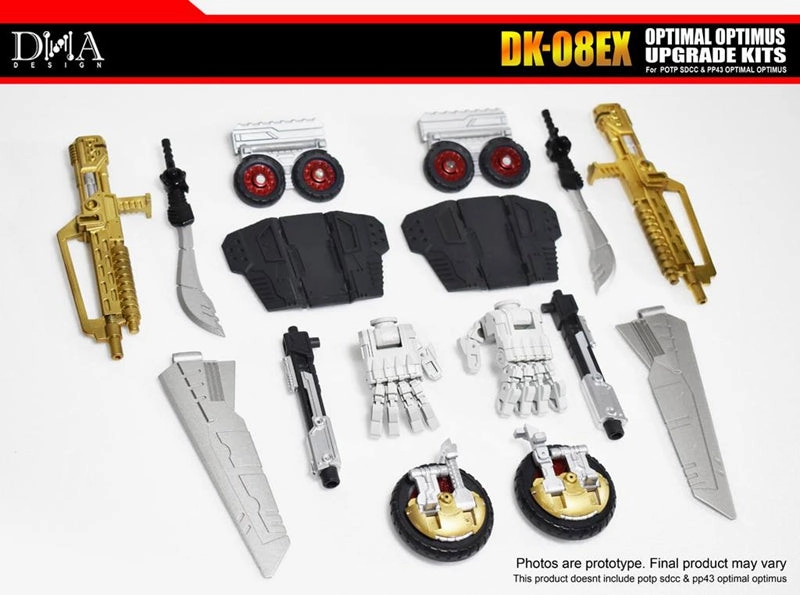 DNA Design DK-08EX Upgrade Kit for POTP SDCC/ PP-43 Optimal Optimus Fantasy Figure Small Sculpture