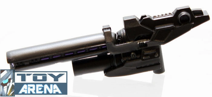 Metal Craft Dr. Wu Double Guns Black Purple for Transformers Prime Voyager Optimus Prime