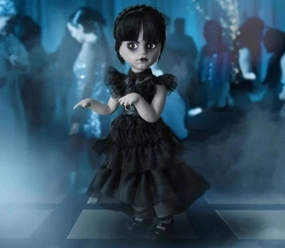Business gift Gift Idea Mezco Toyz The Addams Family Living Dead Dolls Wednesday Addams (Rave'N Dance) Action Figure