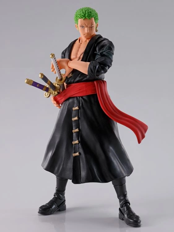 S.H. Figuarts One Piece Roronoa Zoro (The Raid on Onigashima Ver.) Action Figure Voice controlled
